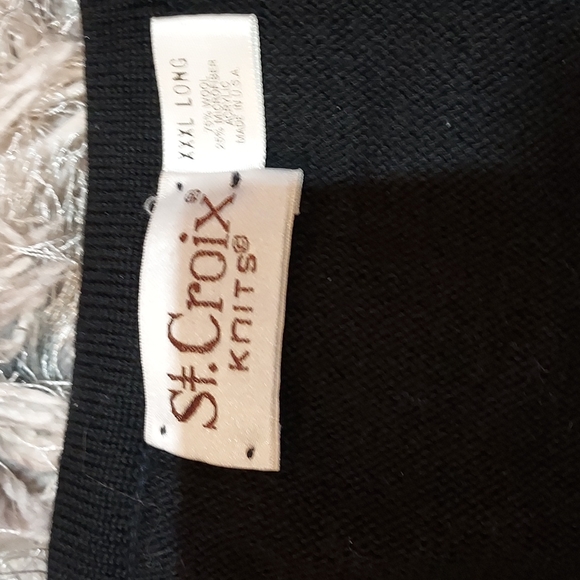 Vintage St. Croix Knits Wool Blend Sweater, Size XXXL Long - Picture 5 of 7